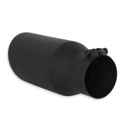 Flowmaster - Flowmaster 15405B Exhaust Tip 5.0" Black Angle Cut for 3.5" Tubing Clamp-On - Image 5