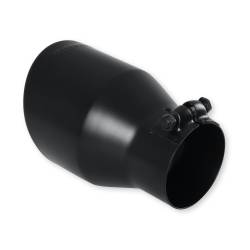 Flowmaster - Flowmaster 15407B Exhaust Tip 4.5" Black Angle Cut for 3.0" Tubing Clamp-On - Image 1