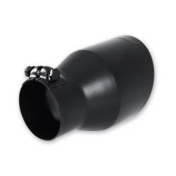 Flowmaster - Flowmaster 15407B Exhaust Tip 4.5" Black Angle Cut for 3.0" Tubing Clamp-On - Image 3