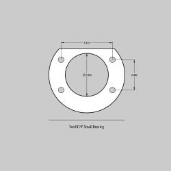Baer Brakes - BAER Brake 4262286B 13" Rear Std Bearing Pro+ w/PB Black for 65-66 Mustang - Image 4