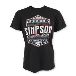 Simpson Safety - Simpson Safety 45006L Superior T-Shirt Large Black - Image 4