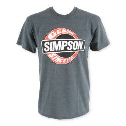 Simpson Safety - Simpson Safety 45008S Eye Race T-Shirt Small Dark Heather - Image 3