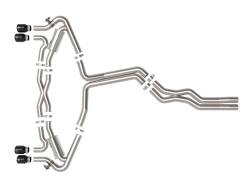 aFe Power - aFe 49-36448-B 3-2.5" Cat-Back Exhaust w/Black Tip for 21-26 Audi RS6 Avant 4.0L - Image 2