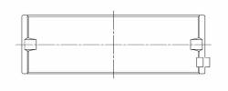 ACL Race Series - ACL Race 5M1237H-.025 Crankshaft Bearing for 08-15 Mitsubishi Lancer 2.0 - Image 1