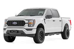 Rough Country Suspension Systems - Rough Country 14011 Black OV2 Running Boards 15-26 Ford F150/F250/F350 Crew - Image 4