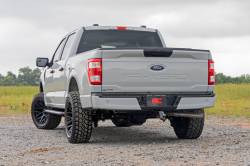 Rough Country Suspension Systems - Rough Country 14011 Black OV2 Running Boards 15-26 Ford F150/F250/F350 Crew - Image 6