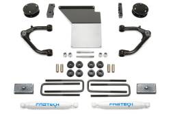 Fabtech - Fabtech FTS21144 3" K2 Uniball UCA System Aluminum w/PERF Shocks - Image 1