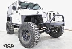 LoD Offroad - LoD Offroad JFB9671 Destroyer Shorty Front Bumper w/Bull Bar for Jeep TJ/LJ/YJ - Image 1