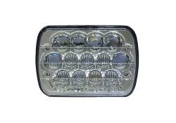 Quake LED - Quake LED QTE463 5x7" 39W High/Low Headlight for Jeep YJ/XJ Tempest Series - Image 1
