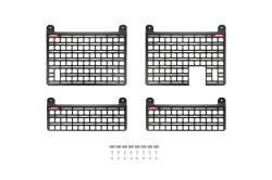 BuiltRight Industries - BuiltRight Industries 102114 Bedside Rack Full 4pc Set for 20+ Jeep Gladiator - Image 1