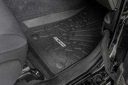 Rough Country Suspension Systems - Rough Country Front Floor Liners Black for Jeep Wrangler JL 4DR FF-6011 - Image 3