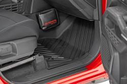Rough Country Suspension Systems - Rough Country Front Floor Liners Black for 24-253 Toyota Tacoma Double FF-7122 - Image 3
