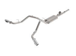 aFe Power - aFe 49-34131-P 3" Exhaust System w/Cut-Out Polished for 09-18 Chevy/GMC V6/V8 - Image 1