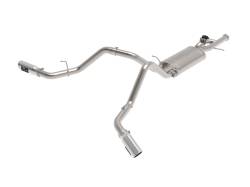 aFe Power - aFe 49-34133-P 3" Exhaust System w/Cut-Out Polished for 09-18 Chevy/GMC V6/V8 - Image 1