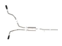 aFe Power - aFe 49-44134-B Apollo GT 3" Exhaust System w/Blk Tip for 09-18 GM Trucks V6/V8 - Image 4