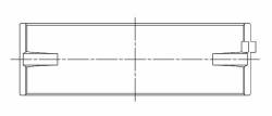 ACL Race Series - ACL Race 4M2633H-.025 Crankshaft Bearing for Infiniti/Nissan 3.0 - Image 1