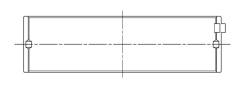 ACL Race Series - ACL Race 4M2737H-.25 Crankshaft Bearing for Infiniti/Nissan 3.0 3.3 - Image 1