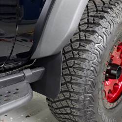 IAG Performance - IAG Performance IAG-BDY-F3100 I-Line 2pc Rock Rail Side Mini Mud Flap - Image 1