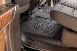 Rough Country Suspension Systems - Rough Country SM21613 Fr/Rr Floor Liners Black for 19-26 Silverado/Sierra Crew - Image 5