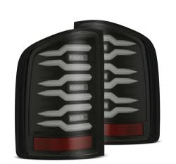 AlphaRex - AlphaRex 620080 Black LED Taillights for 07-13 Chevy Silverado - Image 1