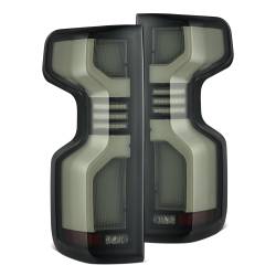 AlphaRex - AlphaRex 620088 Black LED Taillights for 19-23 Chevy Silverado - Image 1