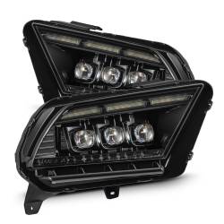 AlphaRex - AlphaRex 880488 Alpha Black LED Projector Headlights for 13-14 Ford Mustang - Image 1
