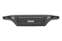 Rough Country Suspension Systems - Rough Country 10915 Hybrid Front Winch Bumper w/LED Black for 14-21 Tundra - Image 1