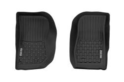 Rough Country Suspension Systems - Rough Country Front Floor Liners Black for 14-18 Jeep Wrangler JK FF-6141 - Image 1