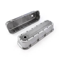 Speedmaster - Speedmaster PCE314.1028.09 Chevy BBC 454 Polished Ribbed Alum Valve Cover Tall - Image 2