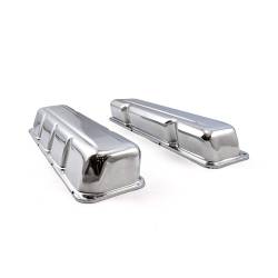 Speedmaster - Speedmaster PCE314.1036 Chrome Steel Valve Covers for 68-79 AMC 304 360 390 401 - Image 2