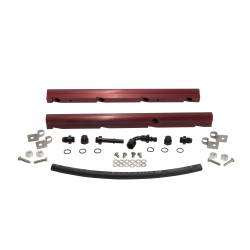 BBK Performance Parts - BBK Performance High Flow Billet Fuel Rails Red 10-15 Camaro SS 6.2L 5020 - Image 62