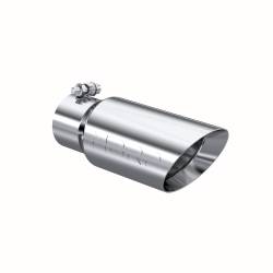 MBRP Exhaust - MBRP Exhaust T5156 T304 SS 3" Inlet Dual Wall Angle Cut 4" Outlet Tip Universal - Image 1