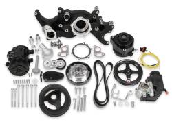 Holley - Holley Performance 20-185BK Blk Accessory Drive Belt Kit for GM LS 294-427 - Image 3