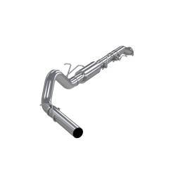MBRP Exhaust - MBRP Exhaust S6208P AL 4" Cat-Back Street One Side w/Muffler 03-07 F250/350 - Image 1