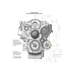 Holley - Holley Performance 20-162BK Low LS Accessory Drive System Kit - Image 1