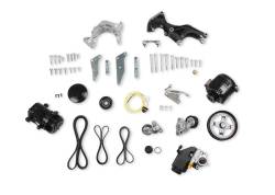 Holley - Holley Performance 20-162BK Low LS Accessory Drive System Kit - Image 4