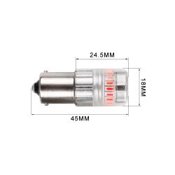 ARC Lighting - ARC Lighting Tiny Monster ECO Series 1156 LED Bulbs Red PAIR 3116R - Image 3