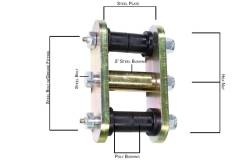 Fishbone Offroad - Fishbone Offroad FB27225 Front Greasable Shackles for 76-86 Jeep CJ5/CJ7 - Image 5