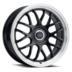 Vision Wheel - Vision Wheel 478 Alpine 17x8 5x4.25/4.5 38mm Black/Brushed 478-7814GBBRL38 - Image 1