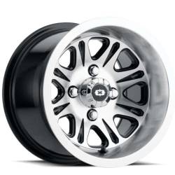 Vision Wheel - Vision Wheel 547 Spirit 12x8 4x4.0 -10.2mm Gloss Black/Machined 547-12844GBMF4 - Image 1