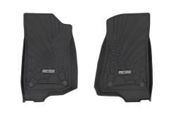 Rough Country Suspension Systems - Rough Country Front Floor Liners Black for Jeep Wrangler JL 2DR FF-6011_A - Image 1