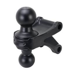 Shocker Hitch - Shocker Hitch SH-340BLK Shocker 2" & 2-5/16" Combo Ball Attachment-Black - Image 1