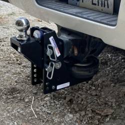 Shocker Hitch - Shocker Hitch SH-HDMB610-200-2 Shocker HD 20K 2" Max Black Air Receiver Hitch - Image 4