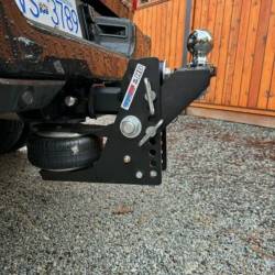 Shocker Hitch - Shocker Hitch SH-HDMB610-200-25 Shocker HD 20K 2" Max Black Air Receiver Hitch - Image 5