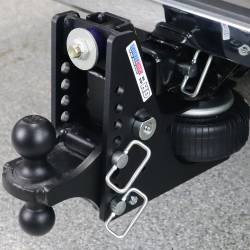 Shocker Hitch - Shocker Hitch SH-HDMB620-200BLK Shocker HD 20K 2" Max Black Air Receiver Hitch - Image 5
