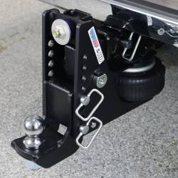 Shocker Hitch - Shocker Hitch SH-HDMB640-250-25 Shocker HD 20K 2.5" Max Black Air Receiver Hitch - Image 3