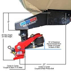 Shocker Hitch - Shocker Hitch SH-RVGC-4405 Shocker 24K Quick Air 5th Wheel To Gooseneck Pin Box - Image 3