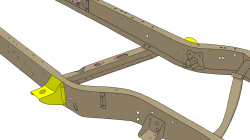 Rust Buster Frameworks - Rust Buster Frameworks RB7359 Front Cab Mount Each for 73-80 GM C/K Trucks - Image 8