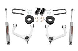 Rough Country Suspension Systems - Rough Country 28230_A 3.5" N3 Lift Kit w/Rear Leaf 25-26 Silverado 1500 RWD/4WD - Image 1