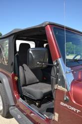 Kentrol - Kentrol 50443 Black Outback Mirrors Pair for 76-18 Jeep Wrangler CJ/YJ/TJ/JK - Image 5